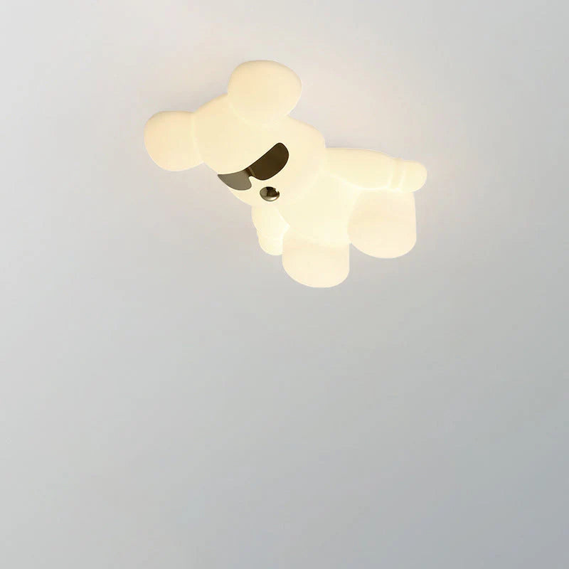Creatieve Cartoon Dierenbeer LED Flush Mount Plafondlamp