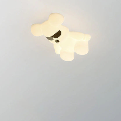 Creatieve Cartoon Dierenbeer LED Flush Mount Plafondlamp