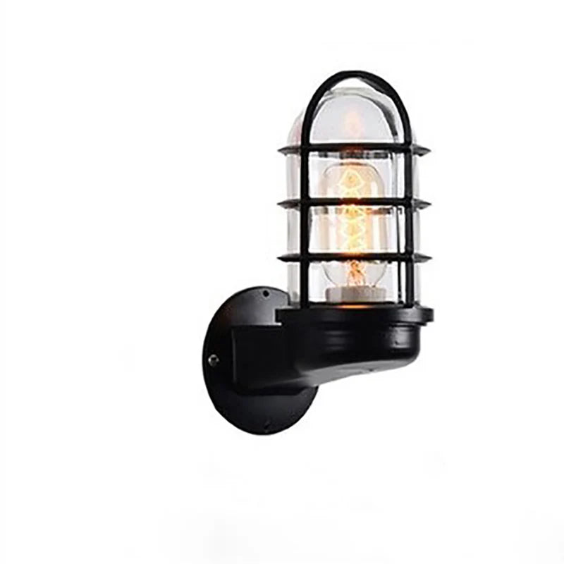 Industriële Waterdichte Aluminium Ronde Kooi Wandlamp