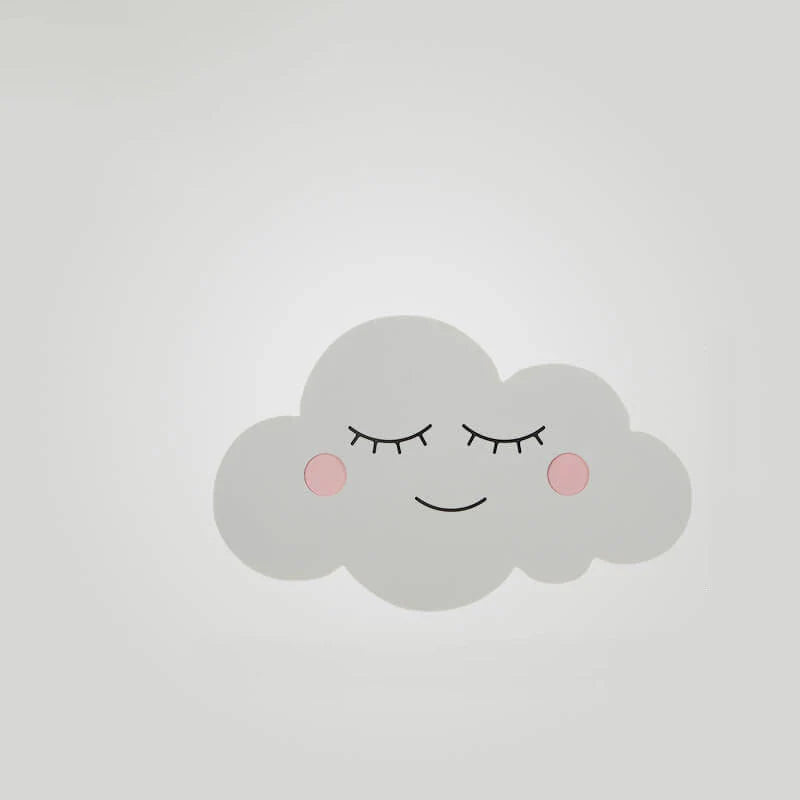 Noordse Creatieve Wolken Emoji LED Wandlamp
