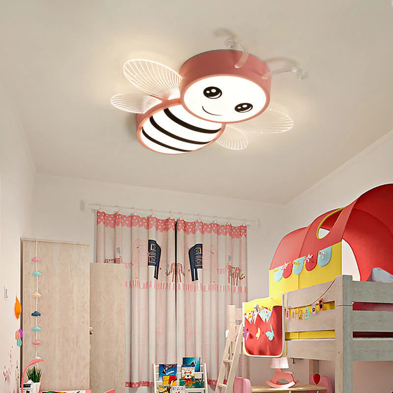 Moderne Creatieve Kinder Bijen LED Plafondlamp