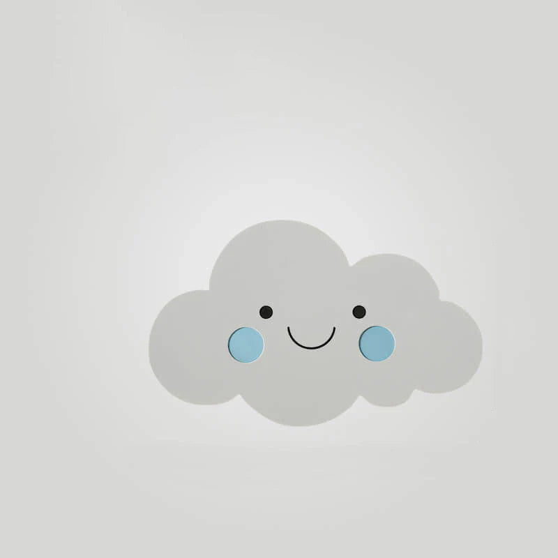 Noordse Creatieve Wolken Emoji LED Wandlamp