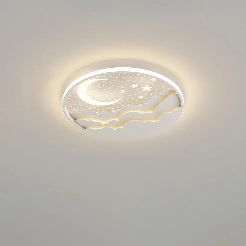 Creatieve Cartoonsterren Maan Acryl LED Plafondlamp