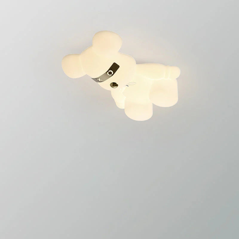 Creatieve Cartoon Dierenbeer LED Flush Mount Plafondlamp