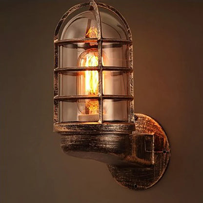 Industriële Waterdichte Aluminium Ronde Kooi Wandlamp