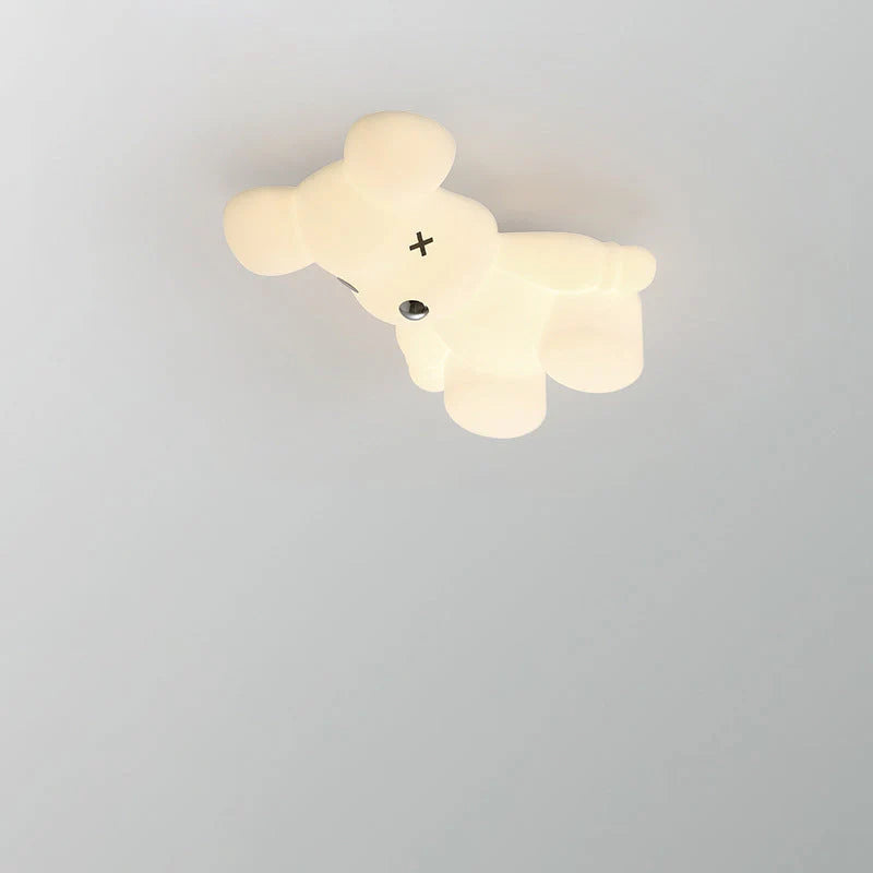 Creatieve Cartoon Dierenbeer LED Flush Mount Plafondlamp
