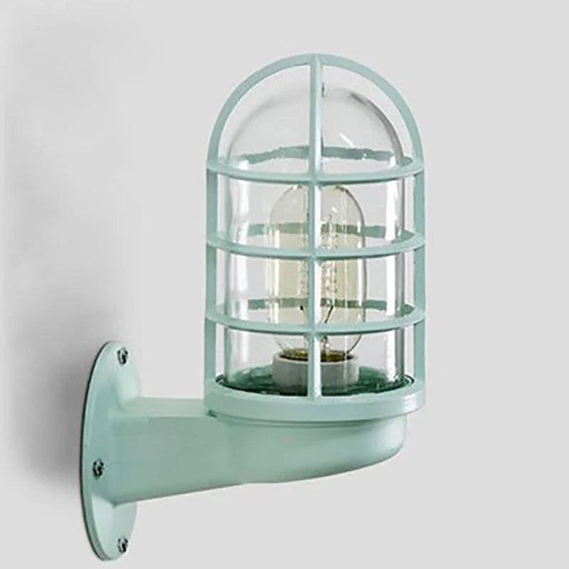 Industriële Waterdichte Aluminium Ronde Kooi Wandlamp