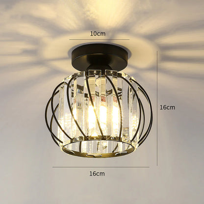 Nordic Luxe Glazen Hal Plafondverlichting