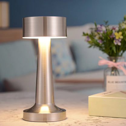 Draagbare Metalen LED Draadloze Tafellamp met Aanraakbediening
