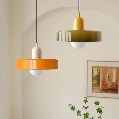 Bauglas Hanglamp – Retro Elegantie met Scandinavische Touch