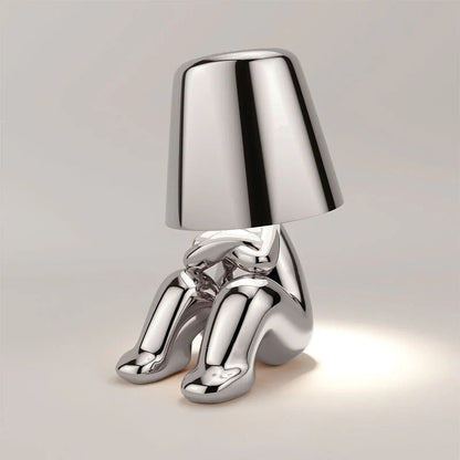 Mistero Gouden Zilver Sculpturale Tafellamp