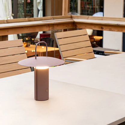 Moderne Cilindrisch Lichaam Draagbare Bureaulamp
