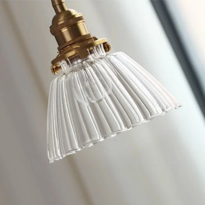 Luxe Tiffany Hanglamp met Walnoothout
