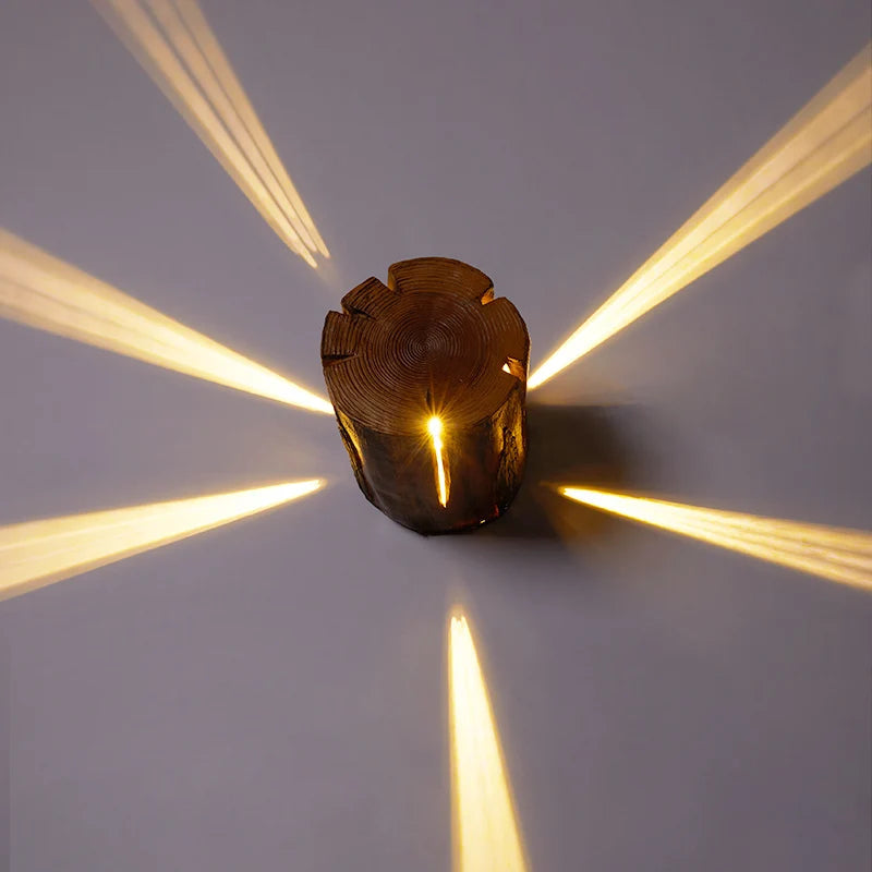 Natuurlijke Buiten LED Boomstronk Lamp