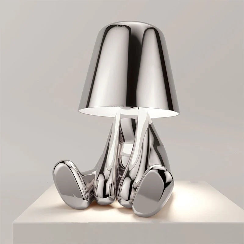 Mistero Gouden Zilver Sculpturale Tafellamp