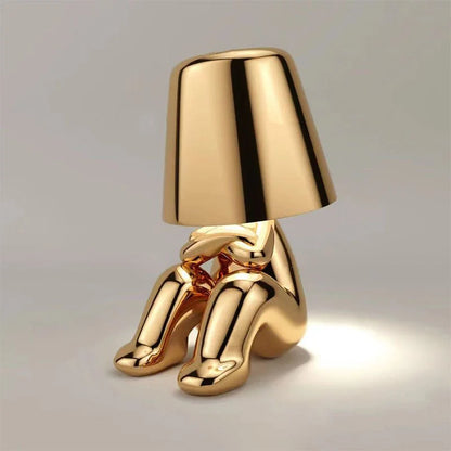 Mistero Gouden Zilver Sculpturale Tafellamp