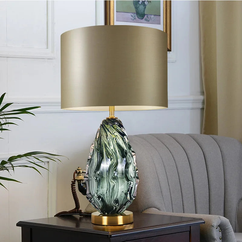 Moderne Stijlvol Oversized Glazen Tafellamp
