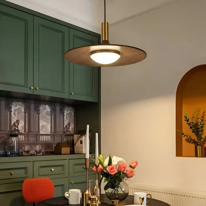 Scandinavische Stijl Walnoot Houten Hanglamp
