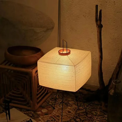 Japanse Rijstpapier Verticaal Staande Lamp