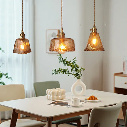 Vintage Goud Metalen Retro LED Hanglamp