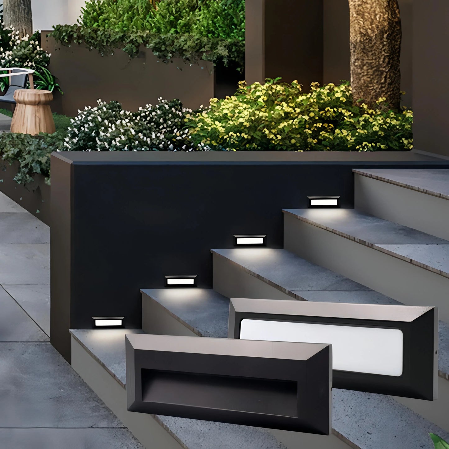 Luxe Weerbestendig Rechthoekige LED  Buitenwandlamp