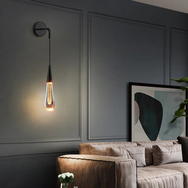 CrystalGlow Luxe Warme Sfeerver Wandlamp