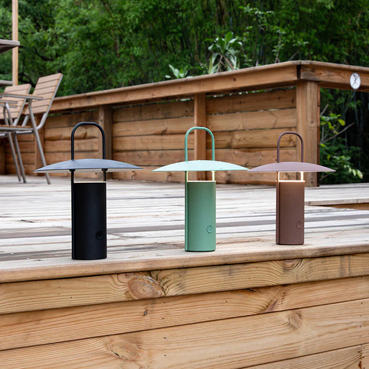 Moderne Cilindrisch Lichaam Draagbare Bureaulamp