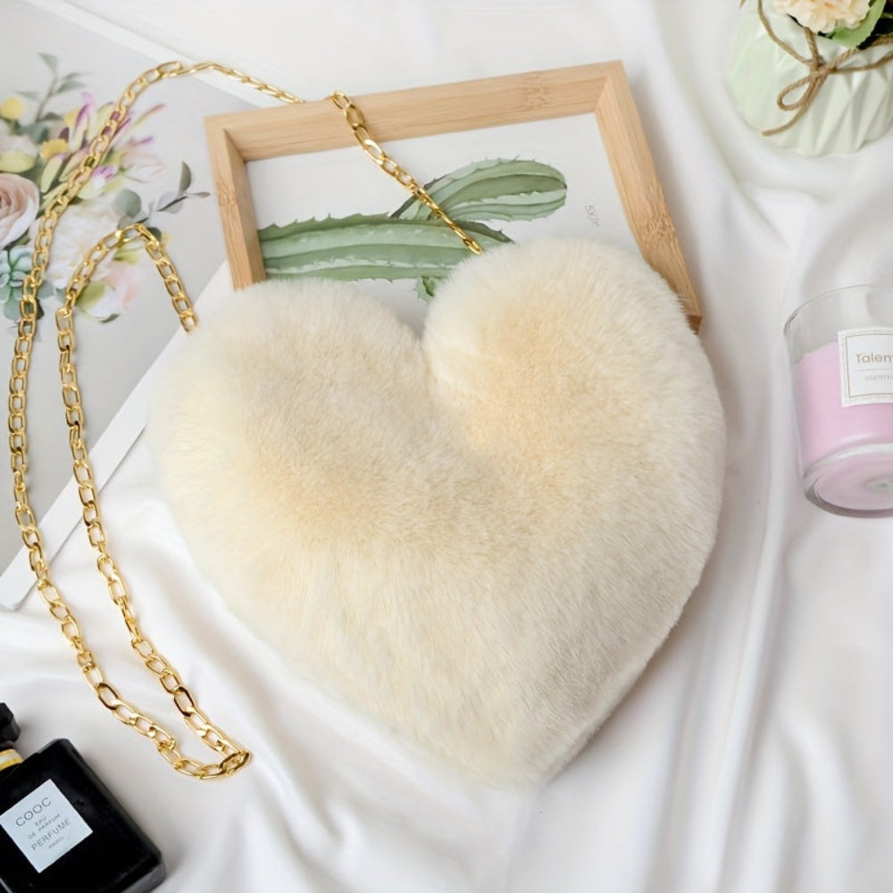 Schoudertas Pluche Hartvormig Kruisriem Dagelijks Gebruik