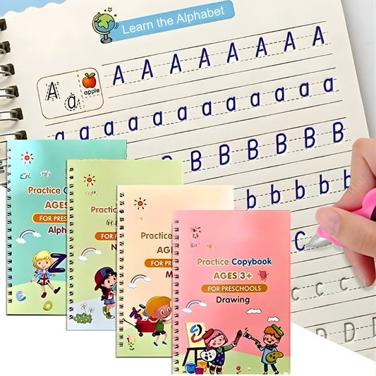 Schrijven Oefenboek Kinderen Herbruikbaar Magisch Leren