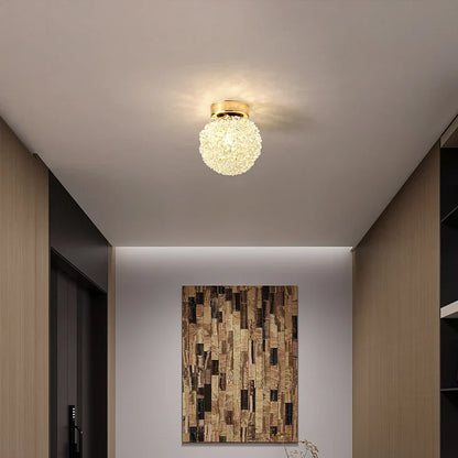 Moderne Goude Kristallen Bol Hanglamp