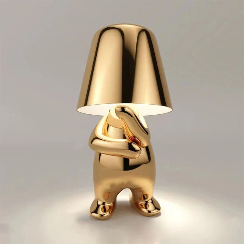 Mistero Gouden Zilver Sculpturale Tafellamp