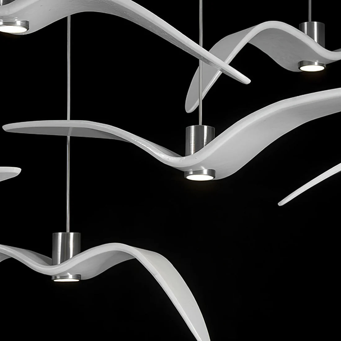 Minimalistisch Aluminium Vleugelvormige Hanglamp