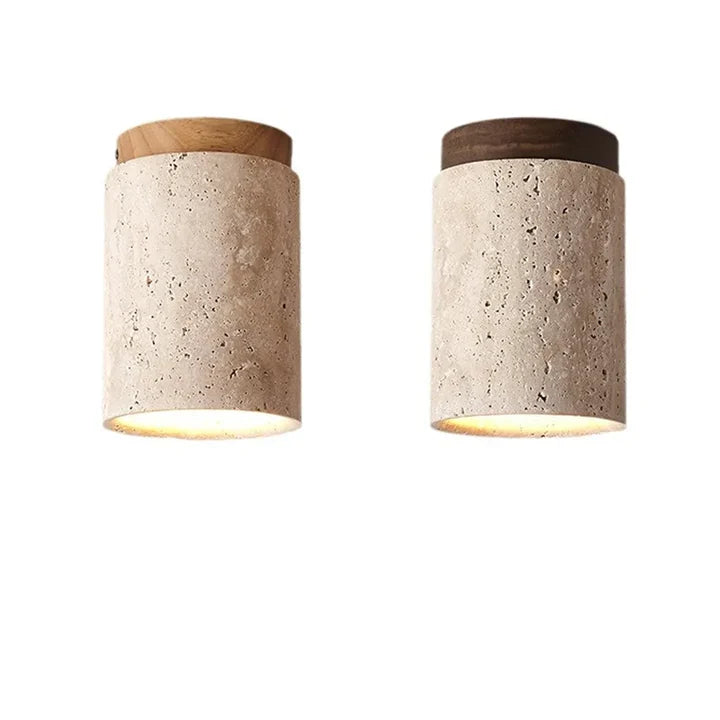 Moderne Verfijnde Travertin Plafondlamp