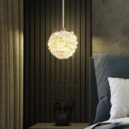 Moderne Goude Kristallen Bol Hanglamp
