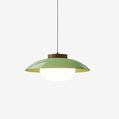 Scandinavisch Design Hanglamp met Houten Accent