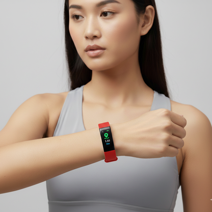 Fitness Smartwatch Senioren Gezondheidstracker LED-Display