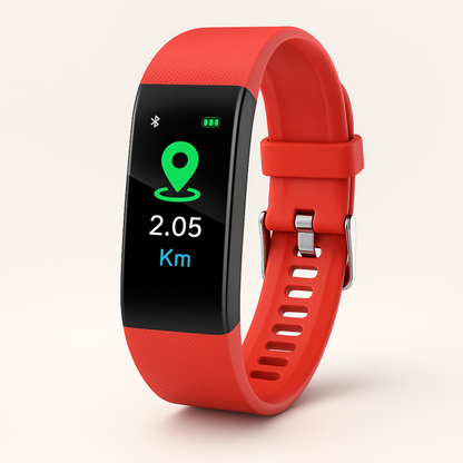 Fitness Smartwatch Senioren Gezondheidstracker LED-Display
