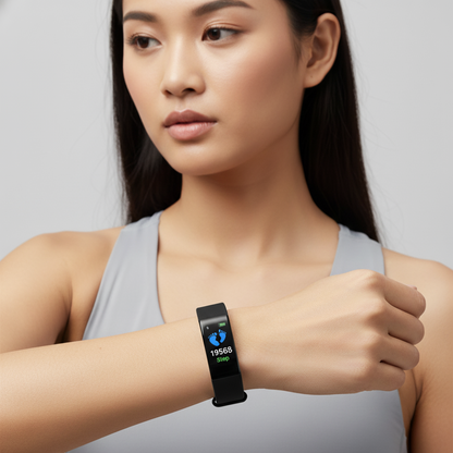 Fitness Smartwatch Senioren Gezondheidstracker LED-Display