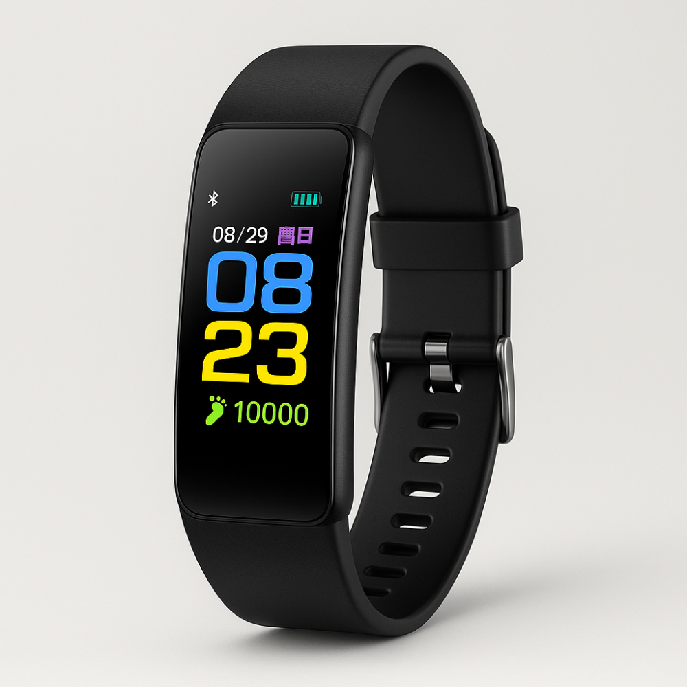 Fitness Smartwatch Senioren Gezondheidstracker LED-Display