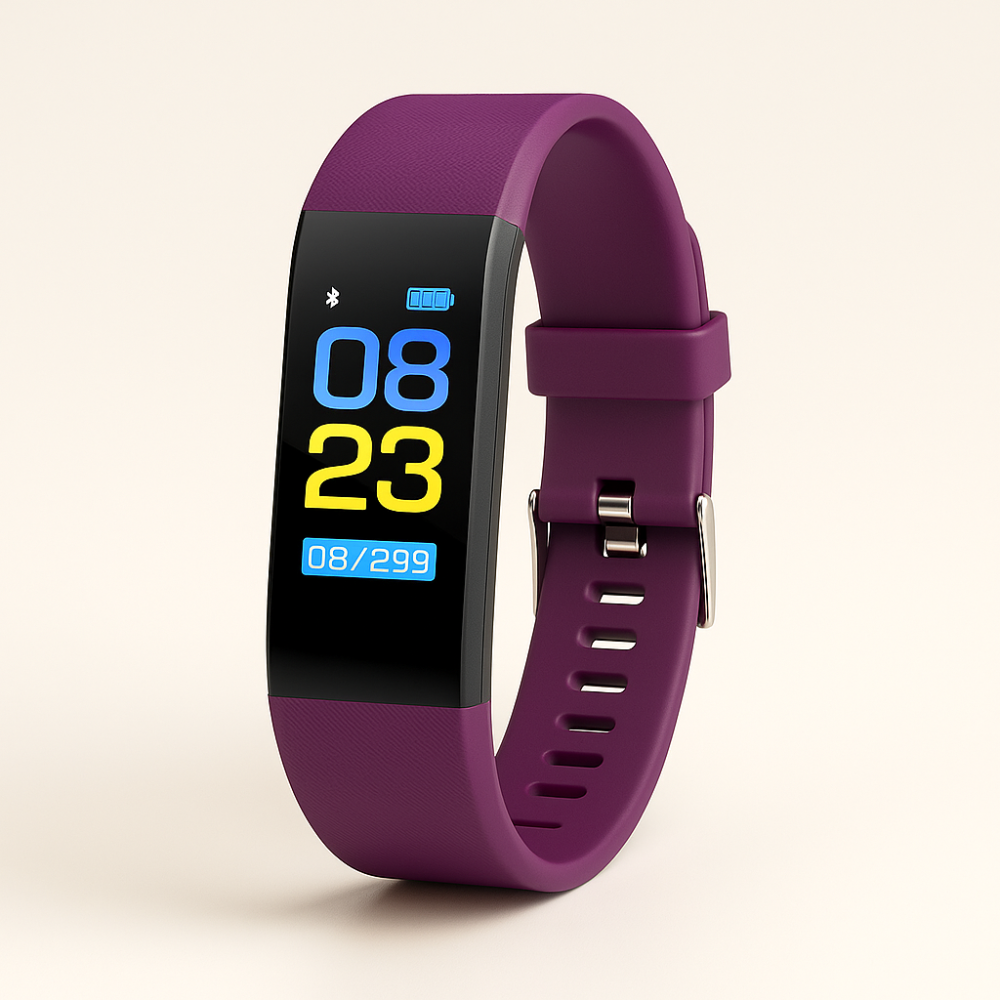 Fitness Smartwatch Senioren Gezondheidstracker LED-Display