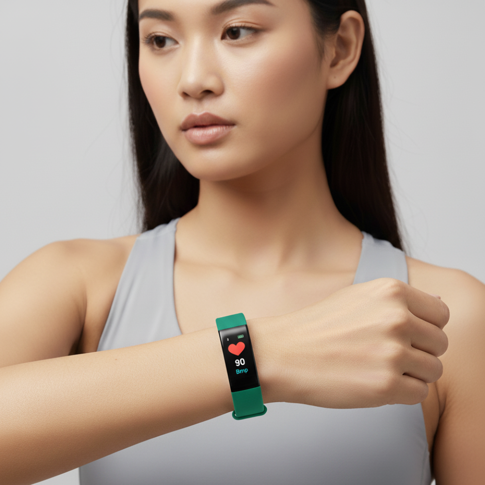 Fitness Smartwatch Senioren Gezondheidstracker LED-Display