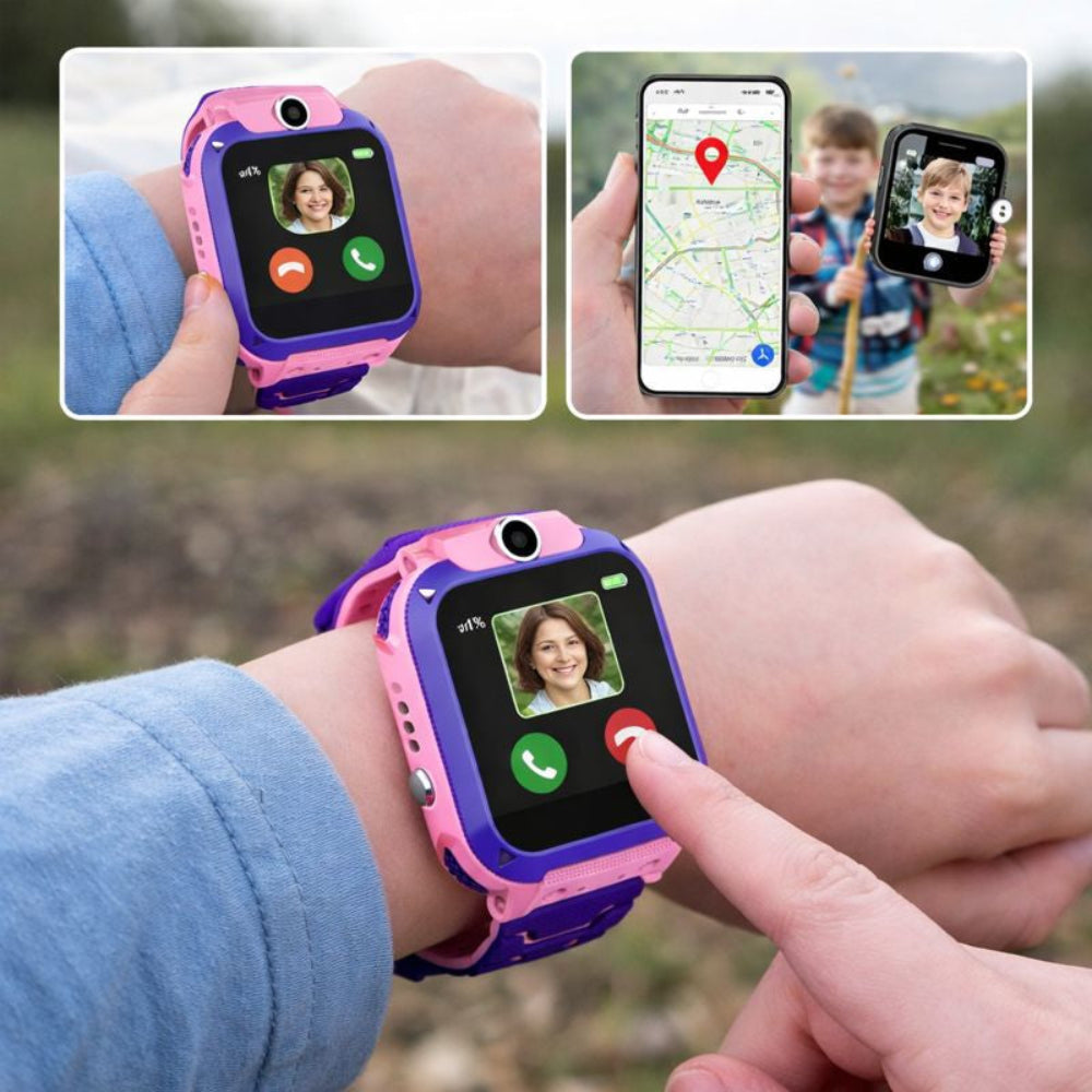 Smartwatch Kinderen GPS Bellen SOS Camera Veilig Ontwerp
