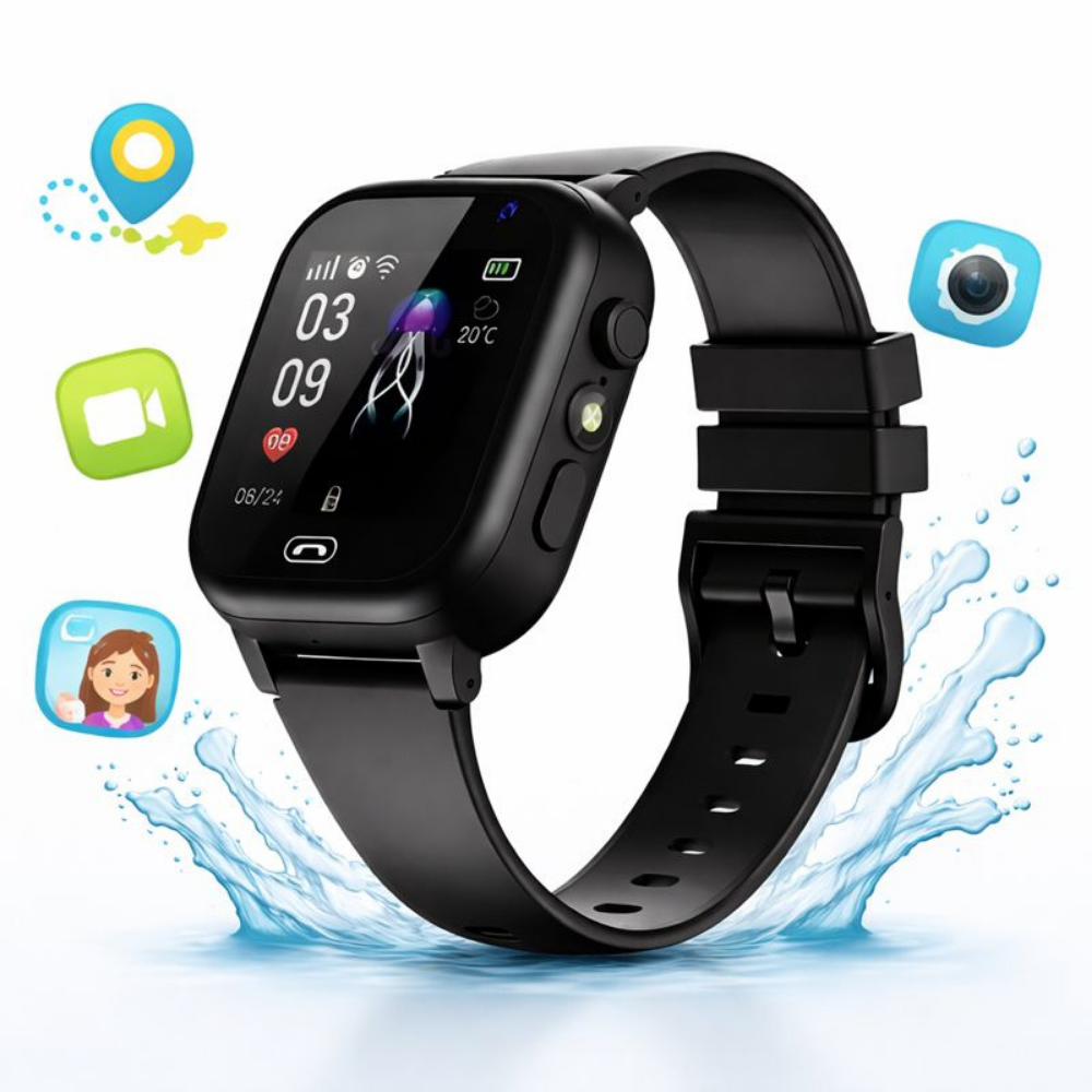 Smartwatch Kinderen GPS Videobellen Camera Waterdicht