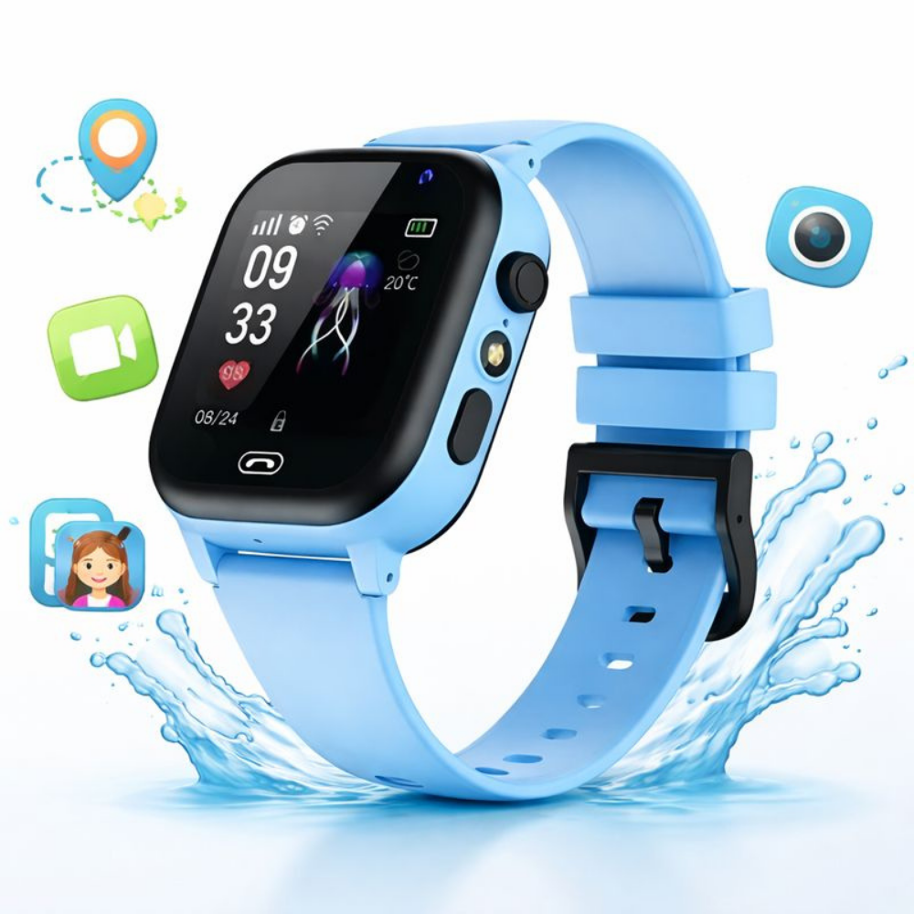 Smartwatch Kinderen GPS Videobellen Camera Waterdicht