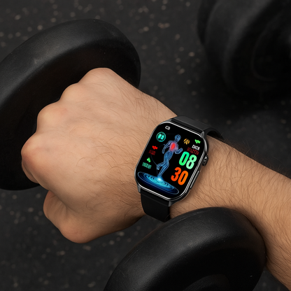 Smartwatch Senioren Gezondheidstracker Hartslag SOS Functie