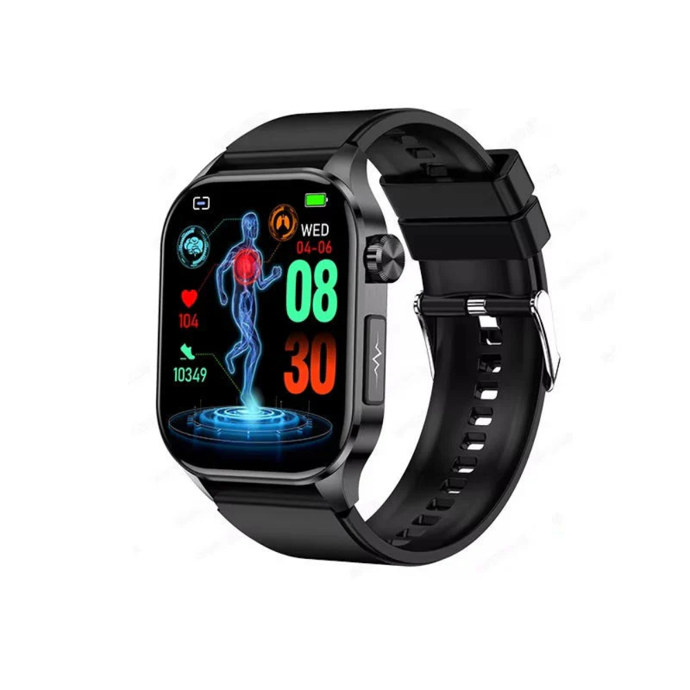 Smartwatch Senioren Gezondheidstracker Hartslag SOS Functie