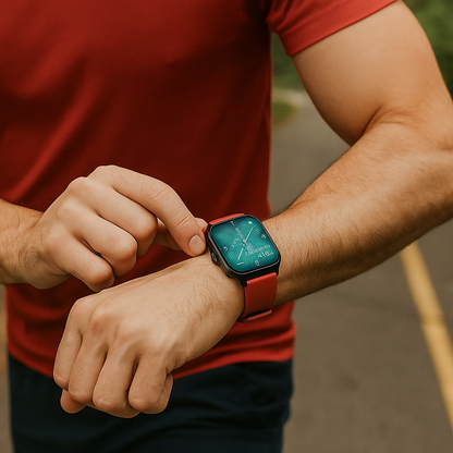 Smartwatch Senioren Gezondheidstracker Hartslag SOS Functie