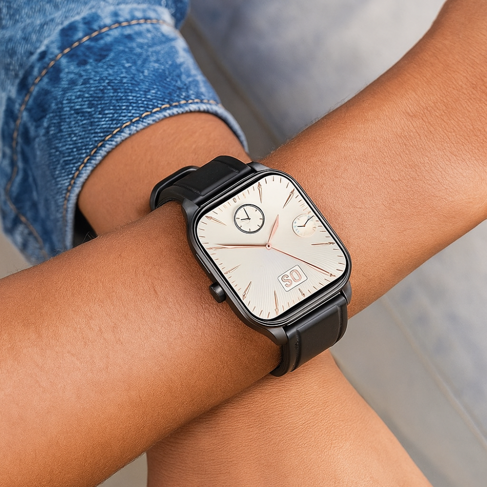 Smartwatch Senioren Gezondheidstracker Hartslag SOS Functie