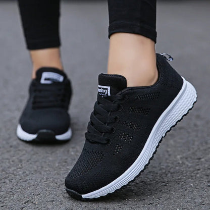 Dames Sneakers Ademend Mesh Lichtgewicht Sport Schoenen