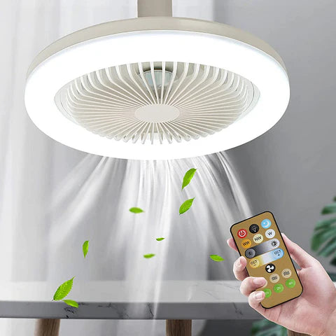 Energiezuinig LED Plafondventilator en E27 Fitting